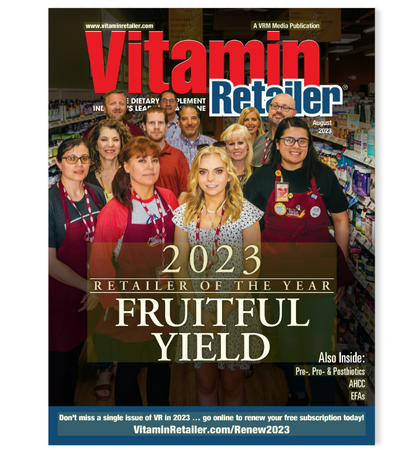 August Edition of Vitamin Retailer Magazine