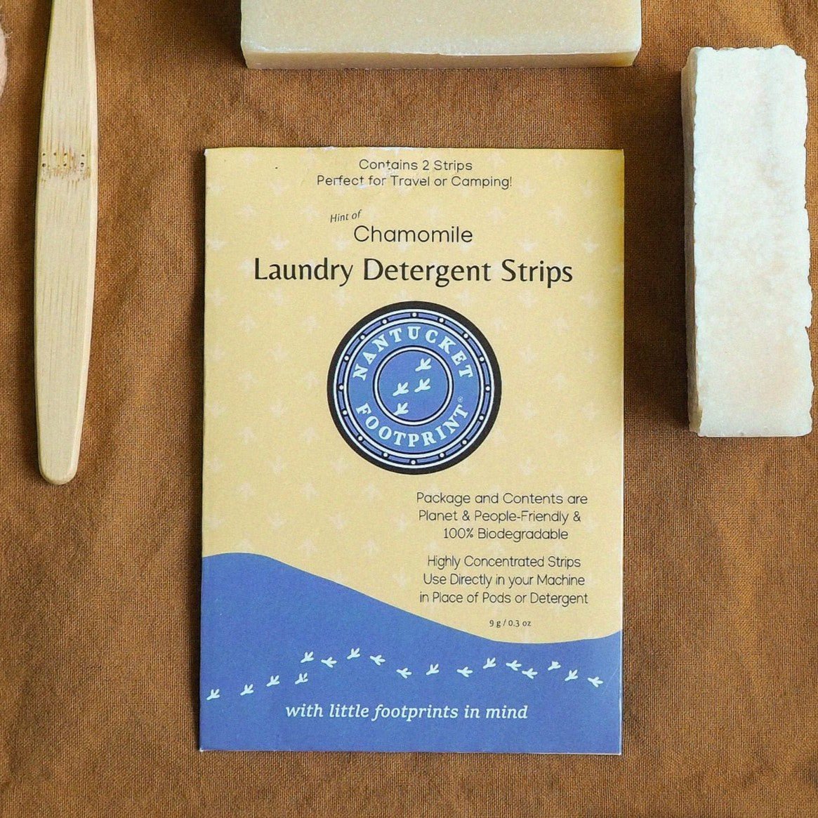 Travel Laundry Detergent Strips (2 Strips) - Set of 6 Packets - Nantucket Spider