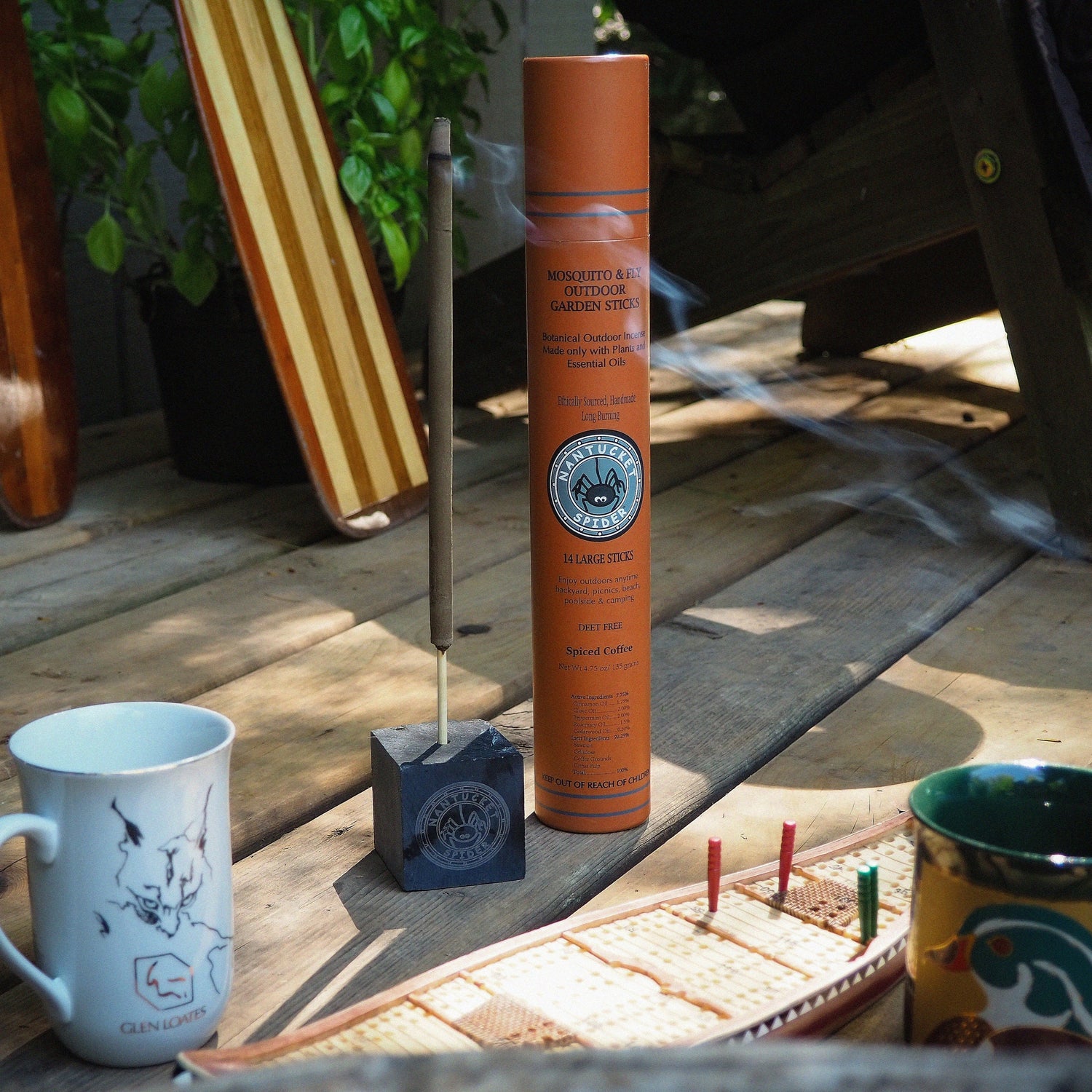 Mosquito-Repelling Outdoor Incense Sticks - Nantucket Spider 