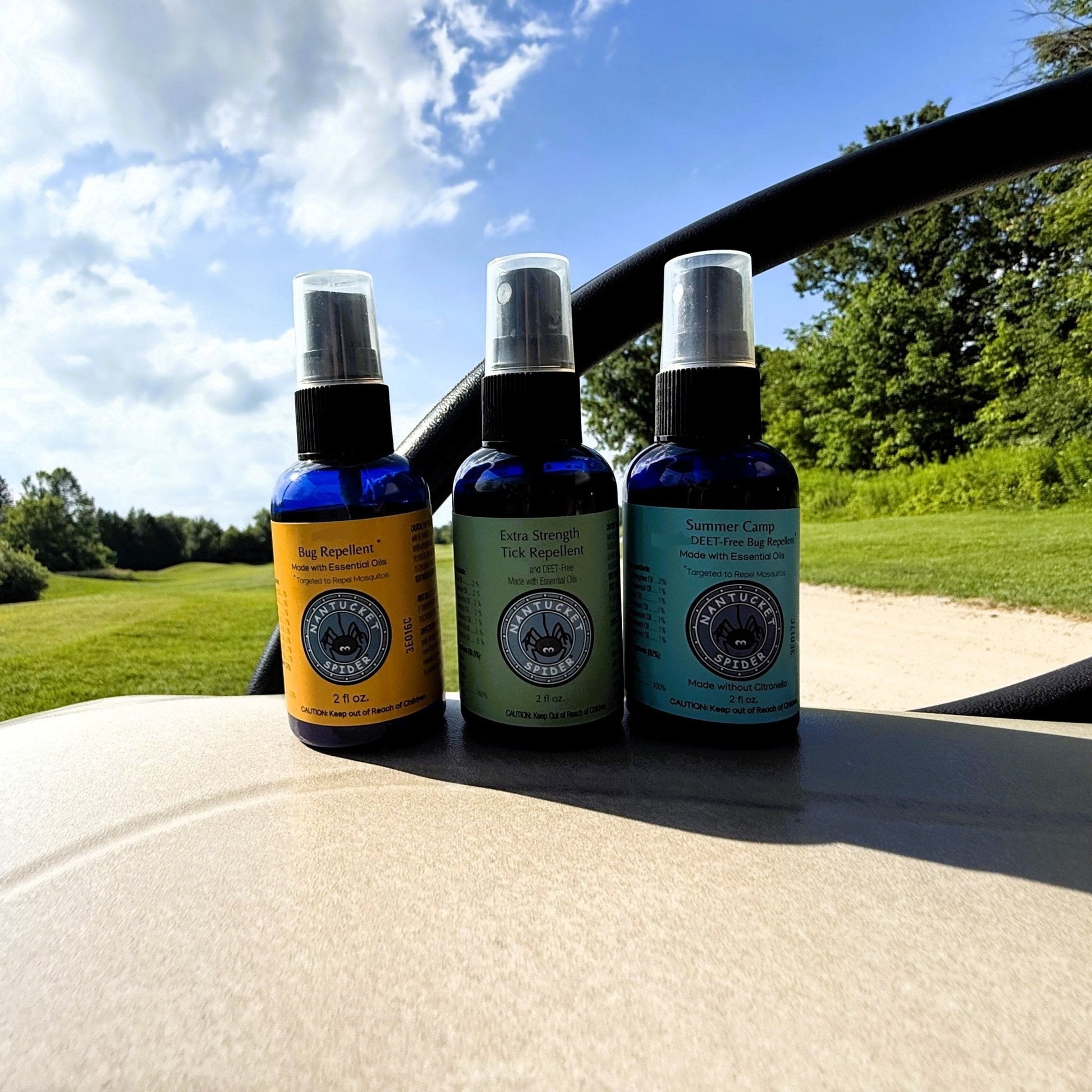 best natural bug spray for garden Nantucket Spider Sampler Pack | Original Insect Repellent Spray | Natural with Essential Oils