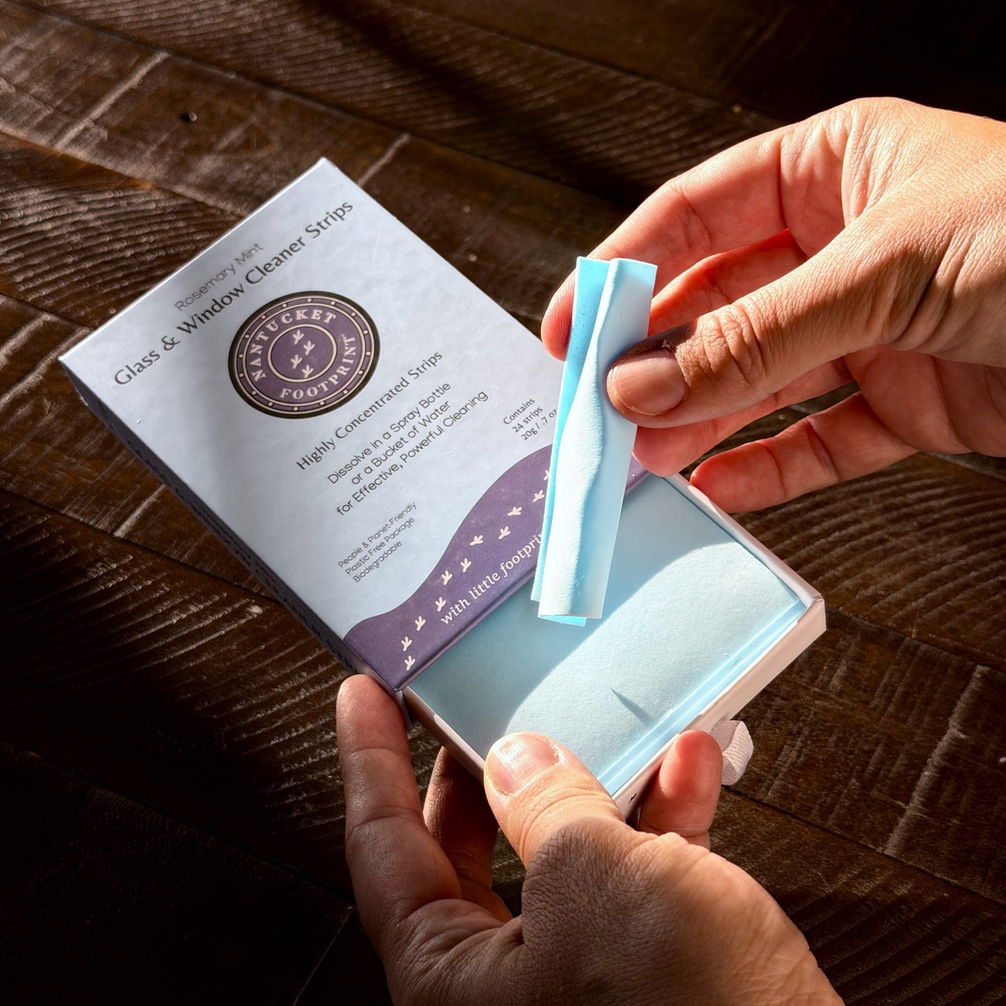 Zero Waste Glass & Window Cleaning Strips – New Ribbon-Pull Design!