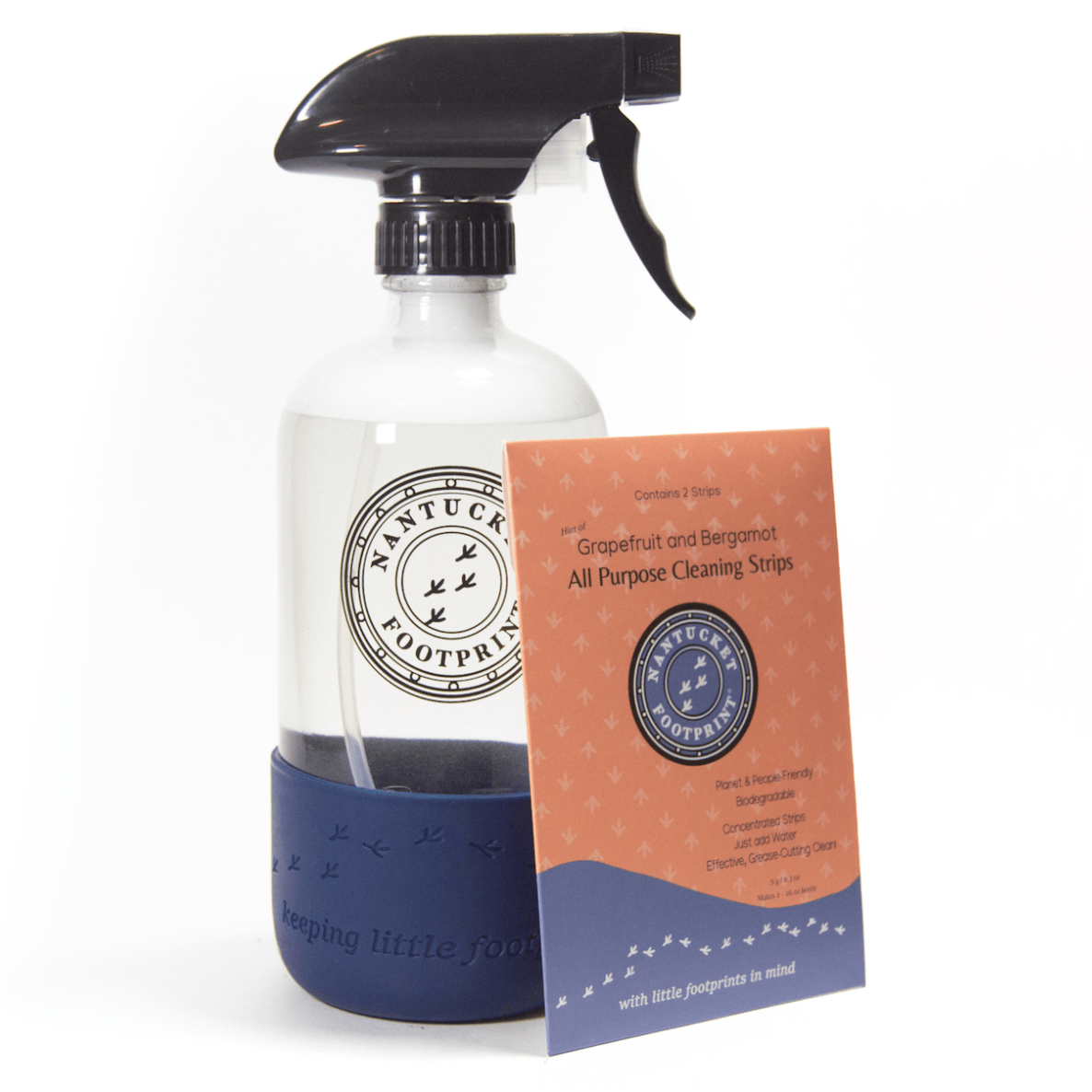 Just Add Water All-Purpose Cleaning Strips + Reusable Glass Bottle