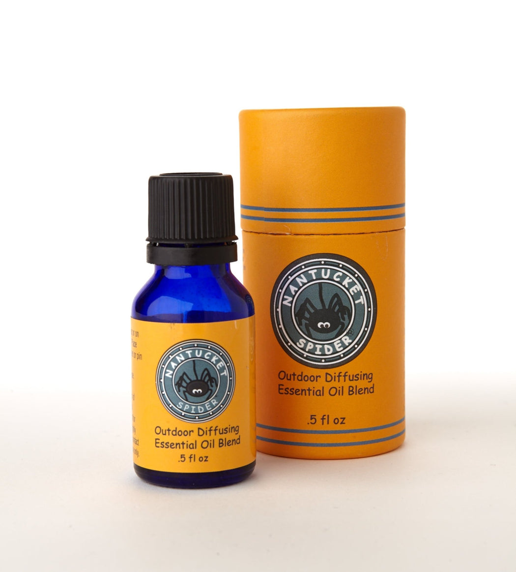 Gardener & Golfer's Diffusing Hat Pin and Outdoor Diffusing Essential Oil Blend Bundle - Nantucket Spider