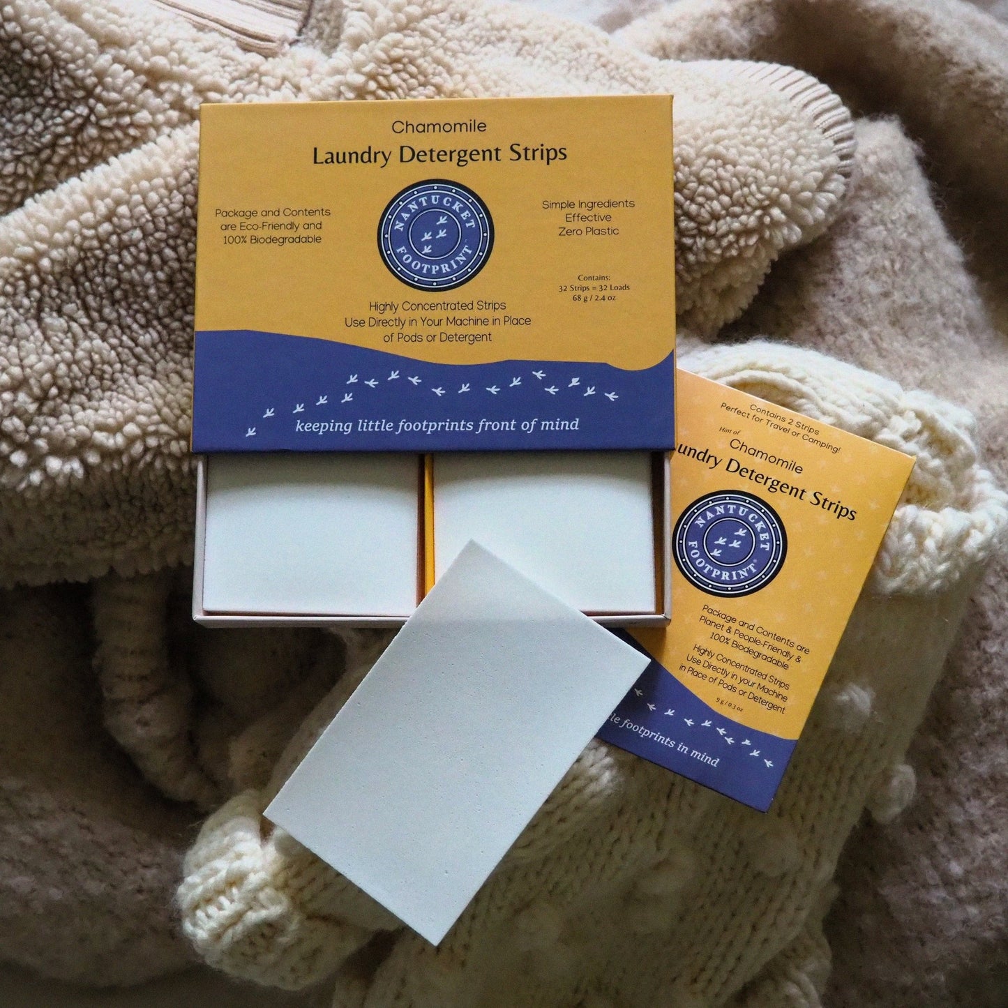 Laundry Detergent Sheets - Chamomile - 48 Strips - Nantucket Spider