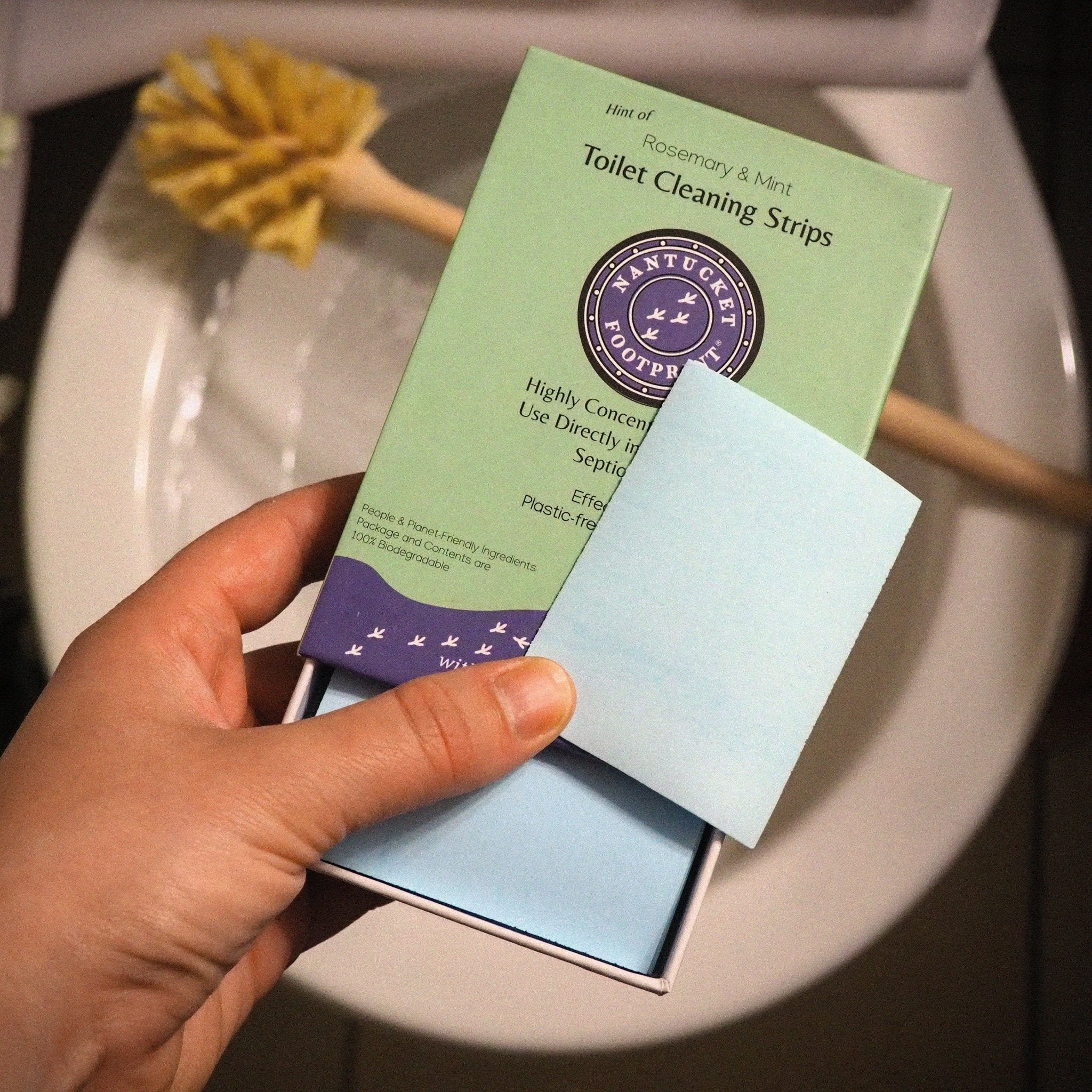 Nantucket Footprint Toilet Bowl Cleaning Strips - Thumbnail 2