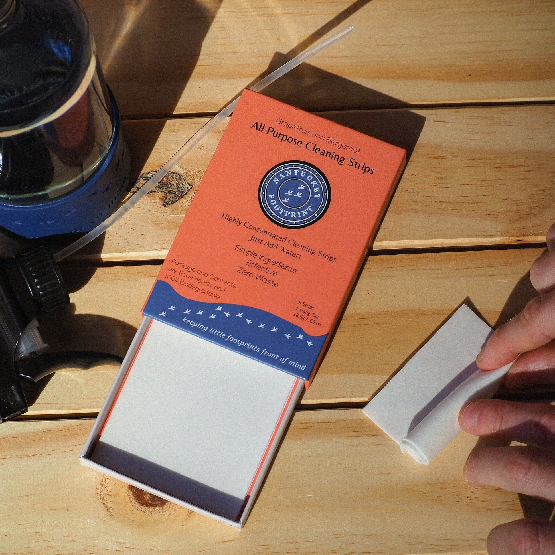 Zero - Waste All Purpose Cleaning Strips - 8 Strips - Nantucket Spider