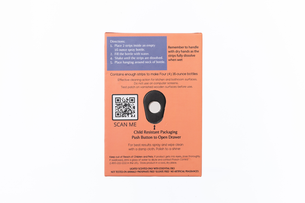 Multi Purpose Cleaner Concentrate/Cleaning Strips Glass Spray Bottle - Save 10%