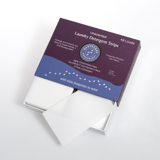 Laundry Detergent Strips - Unscented - 48 Strips