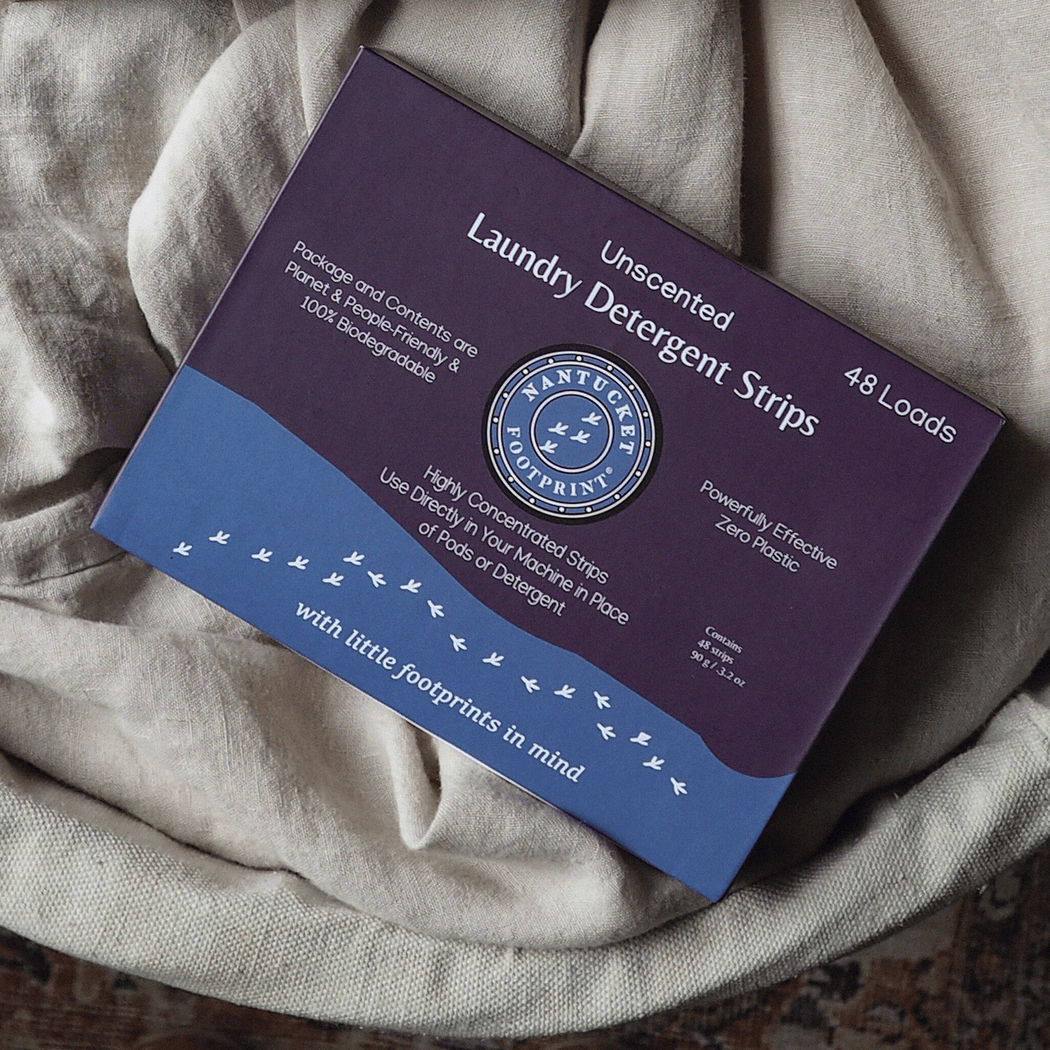 Laundry Detergent Strips - Unscented - 48 Strips - Nantucket Spider