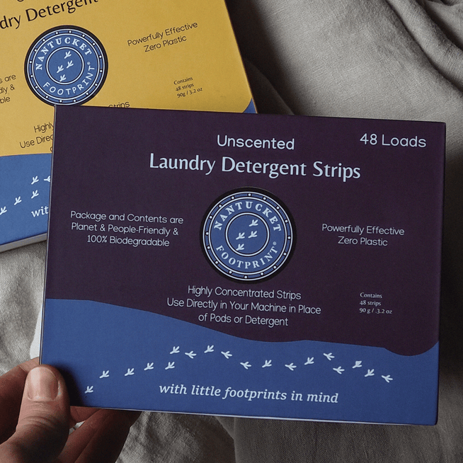 Laundry Detergent Strips - Unscented - 48 Strips - Nantucket Spider