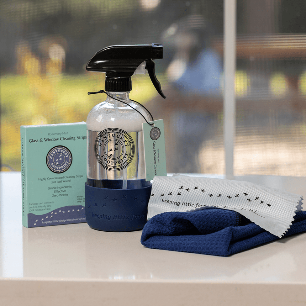 Microfiber Glass & Window Cleaning Cloths - 2 Cloths - Nantucket Spider