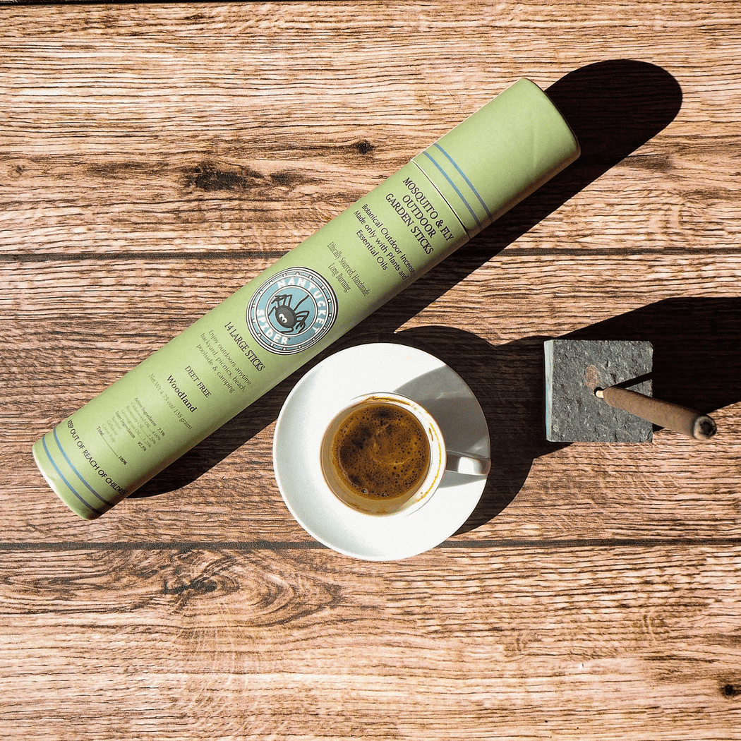 Mosquito Repellent & Fly Repelling Outdoor Garden Incense Sticks (14 Stick Tube) - Nantucket Spider