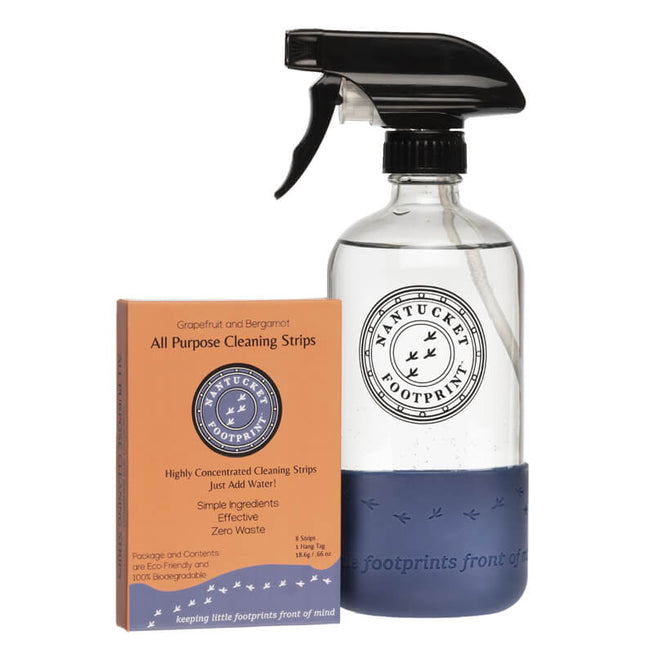 Multi Purpose Cleaner Concentrate/Cleaning Strips Glass Spray Bottle - Save 10% - Nantucket Spider